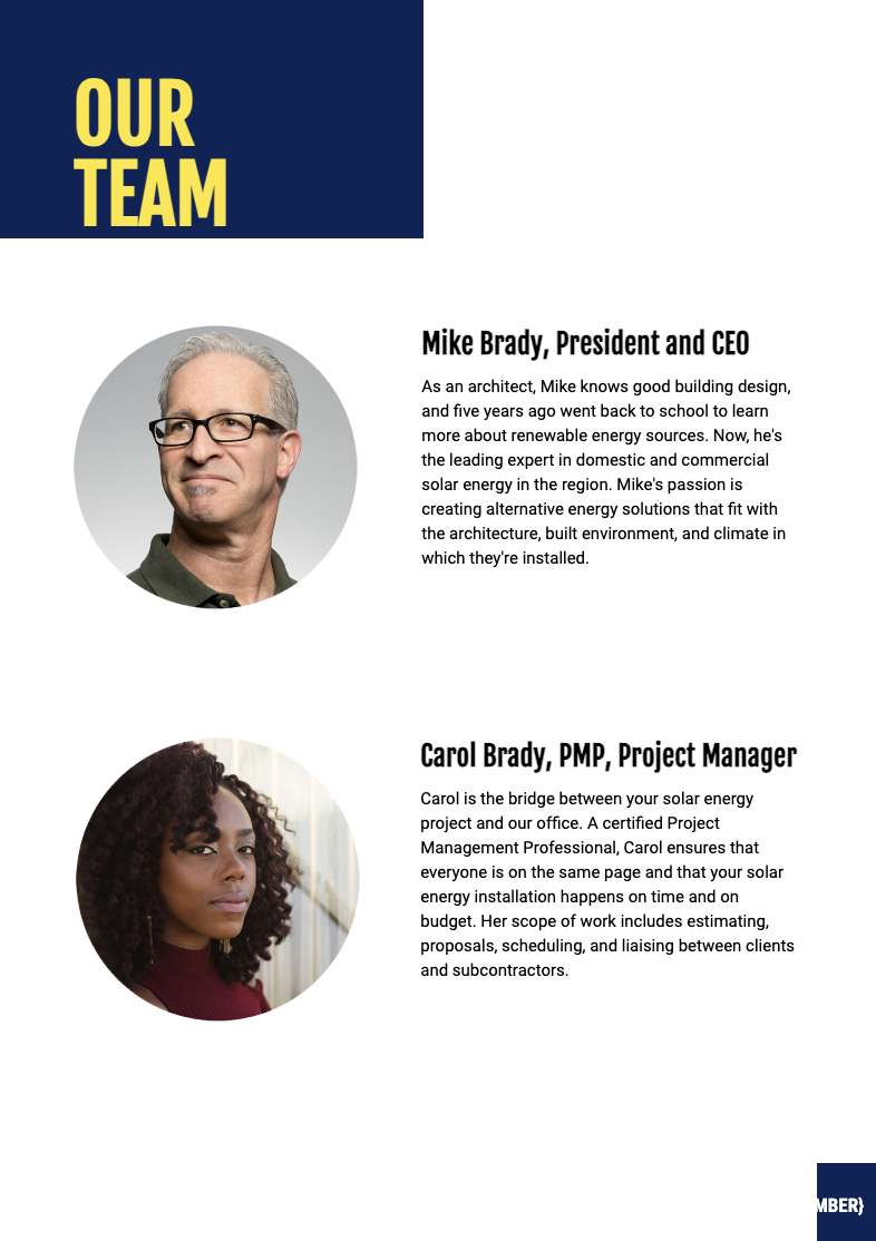 Solar Proposal Template